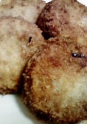 ひき肉のレンコンはさみ揚げ-レシピのメイン写真