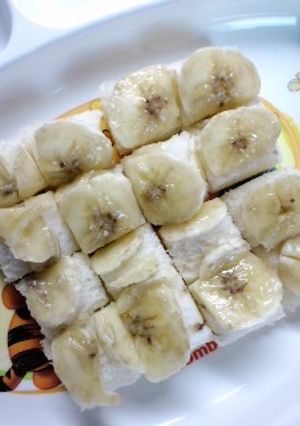 離乳食後期から★朝ご飯はバナナトースト-レシピのメイン写真