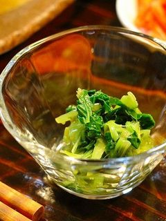 わさび葉のおひたし-レシピのメイン写真