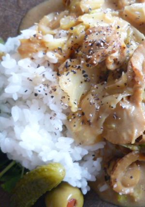 キャベツとベビーホタテのミルクカレー-レシピのメイン写真