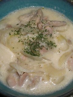 鶏肉のクリーム煮ゆずコショウ風味-レシピのメイン写真