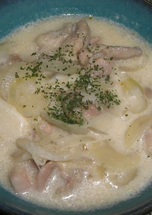 鶏肉のクリーム煮ゆずコショウ風味-レシピのメイン写真