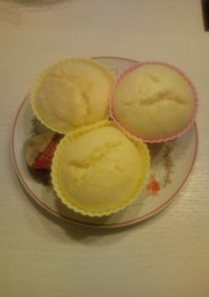 クリームチーズ蒸しパン（メイプル添え）-レシピのメイン写真