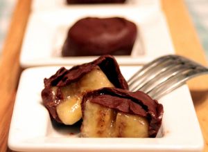 材料２つだけ。冷たくとろけるチョコバナナ-レシピのメイン写真