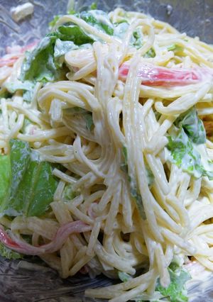 ごくフツーのスパゲティサラダ-レシピのメイン写真