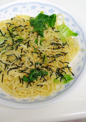 お茶漬けパスタ-レシピのメイン写真