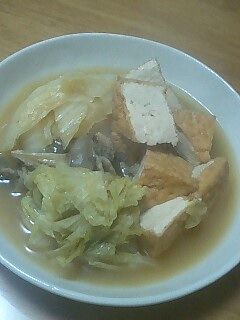 厚揚げ・白菜煮-レシピのメイン写真