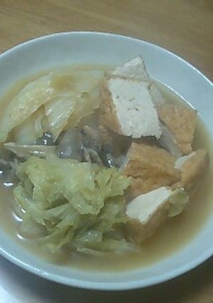厚揚げ･白菜煮-レシピのメイン写真