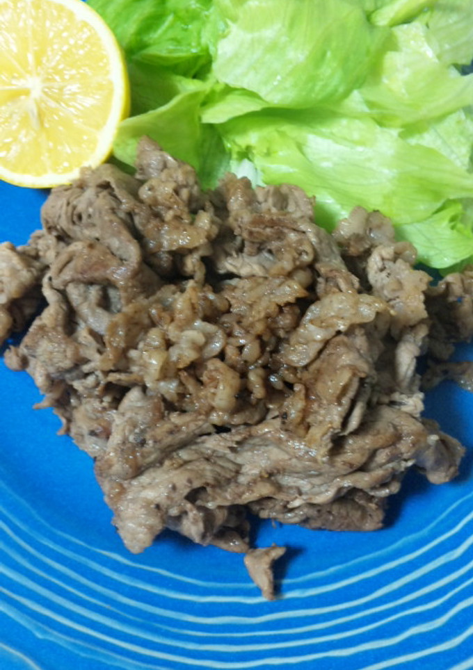 手抜き？簡単☆さっぱり牛肉のクレソル炒め-レシピのメイン写真