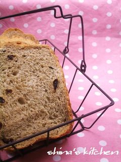 HBで!ふわふわ♡紅茶レーズン食パン-レシピのメイン写真