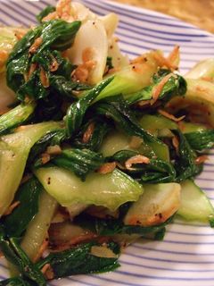 *小エビと青梗菜の炒め物*-レシピのメイン写真