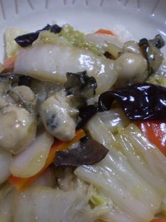 牡蠣の中華丼-レシピのメイン写真