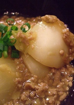 ＊蕪のそぼろあんかけ＊-レシピのメイン写真
