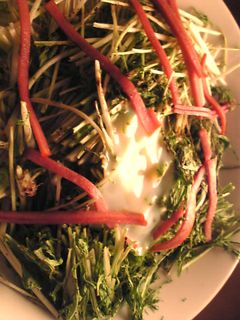 簡単:水菜と卵の焼肉のタレオーブン焼き-レシピのメイン写真