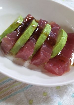 アボガドとマグロのカルパッチョ-レシピのメイン写真