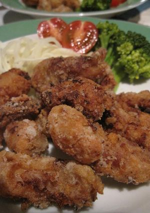 豚肉で（●´（・・）｀●）おつまみ唐揚-レシピのメイン写真