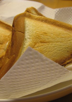 朝ご飯にぴったり♩簡単ホットサンド★-レシピのメイン写真