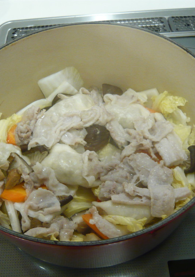 調味料は塩だけ！白菜と豚肉のとろとろ煮。-レシピのメイン写真