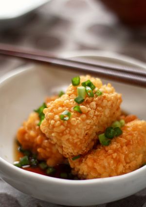 揚げ玉だし豆腐-レシピのメイン写真