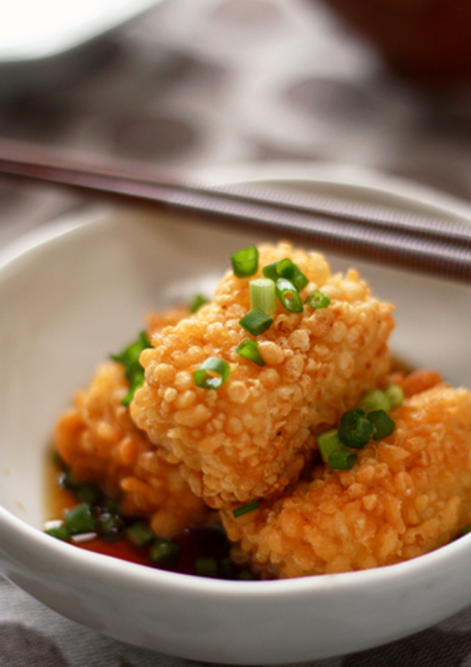 揚げ玉だし豆腐-レシピのメイン写真