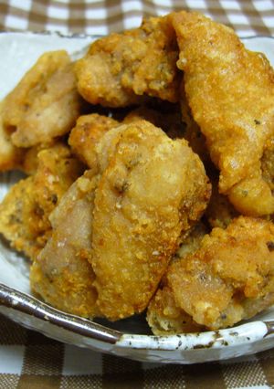 『少量油でサクサク唐揚げ♫♬』-レシピのメイン写真