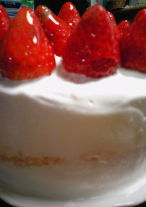 適当にスポンジケーキ・クリスマスケーキ-レシピのメイン写真