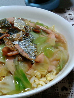 塩鮭とキャベツのあんかけチャーハン-レシピのメイン写真