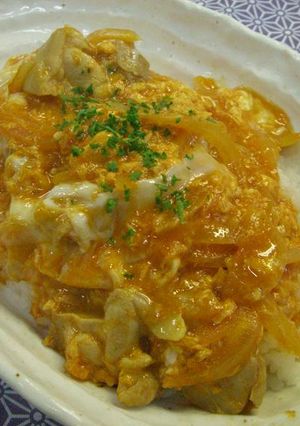 ケチャカレ親子丼＆鶏肉の切り方講座-レシピのメイン写真