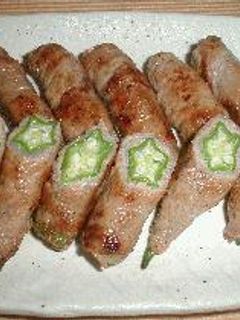 簡単!オクラの豚肉巻き-レシピのメイン写真