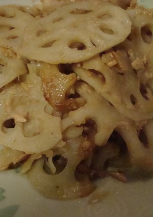 主役級！れんこんとツナの中華炒め-レシピのメイン写真