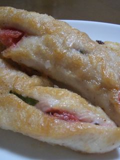 鶏ささみ☆梅じそはさみ焼き-レシピのメイン写真