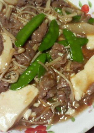 牛肉と豆腐のオイスター煮-レシピのメイン写真
