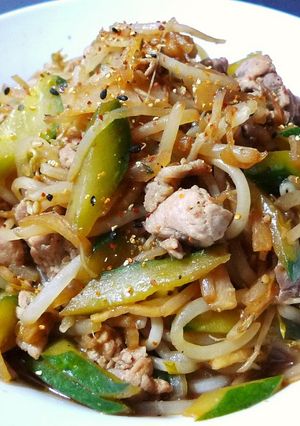 豚肉ときゅうりのにんにく味噌炒め-レシピのメイン写真