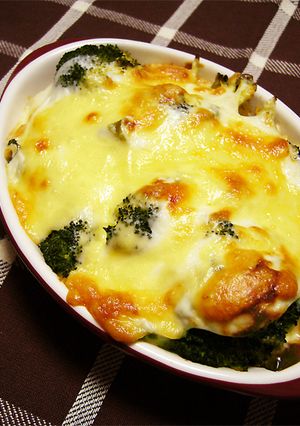 レンジで簡単ブロッコリーのグラタン♥-レシピのメイン写真