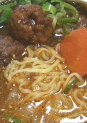 【中華三昧】肉団子の秋野菜あんかけのせ～-レシピのメイン写真