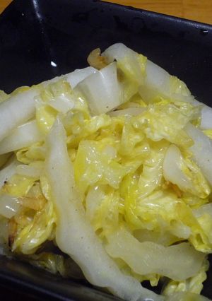 シンプル☆白菜と干しエビのあっさり炒め-レシピのメイン写真