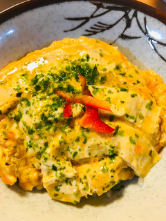 市販生湯葉●生湯葉玉子丼-レシピのメイン写真