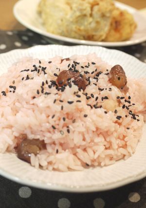北海道のピンクで甘ーいお赤飯-レシピのメイン写真
