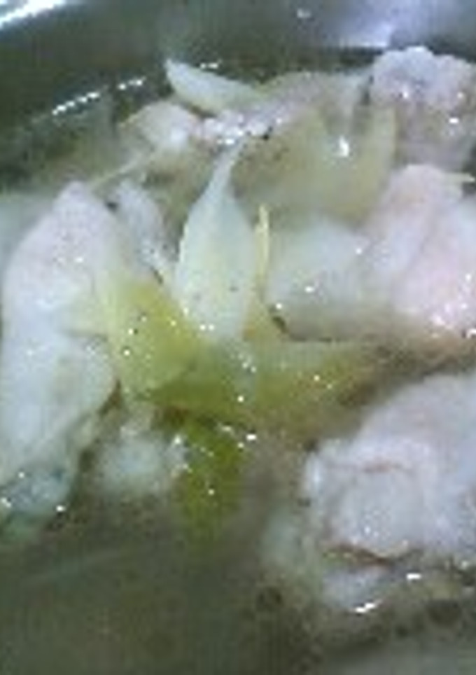 手羽元とネギの塩煮-レシピのメイン写真