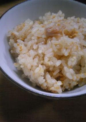 手軽に贅沢♪ウニ＆ホタテの炊き込みご飯-レシピのメイン写真