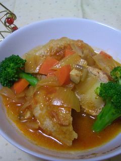 りんごの豚肉巻き☆トマトケチャップ煮☆-レシピのメイン写真
