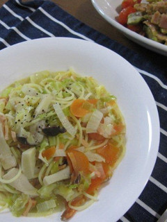 簡単!野菜スープパスタ-レシピのメイン写真