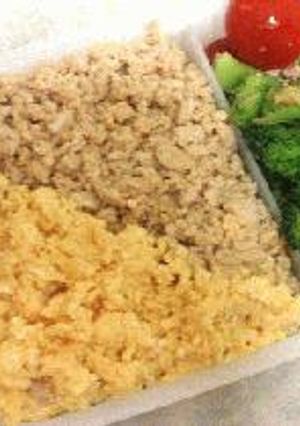 二色そぼろご飯弁当-レシピのメイン写真