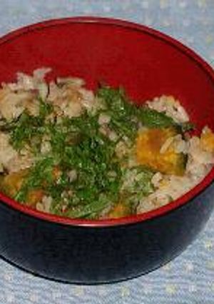 かぼちゃご飯-レシピのメイン写真
