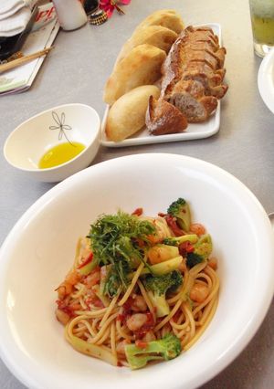 ドライトマトを使ったパスタ-レシピのメイン写真