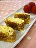 お弁当に♡梅マヨ風味の卵焼き