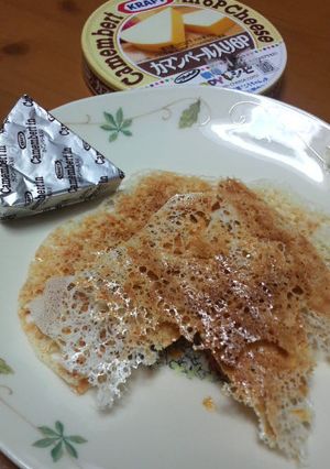 超簡単♪６Ｐチーズでパリパリ煎餅-レシピのメイン写真