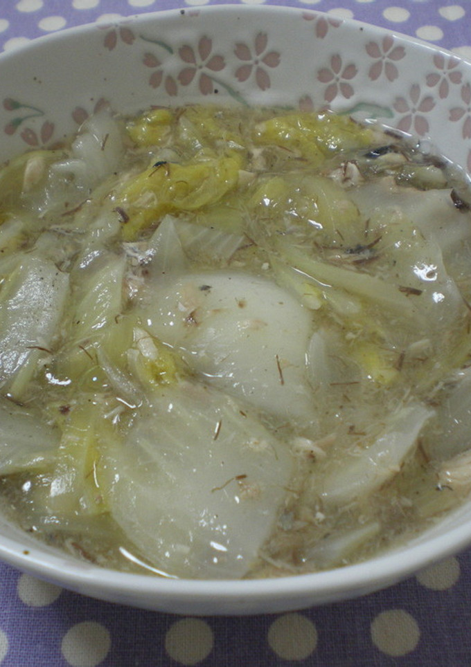 お手軽☆白菜とサバ缶のとろとろ煮-レシピのメイン写真