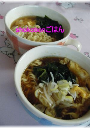 レンジＤＥちょこっとインスタントラーメン-レシピのメイン写真