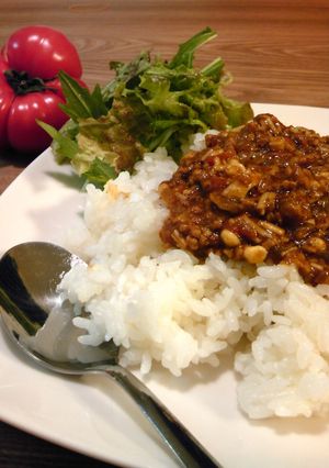 新食感♪えのきのキーマカレー-レシピのメイン写真